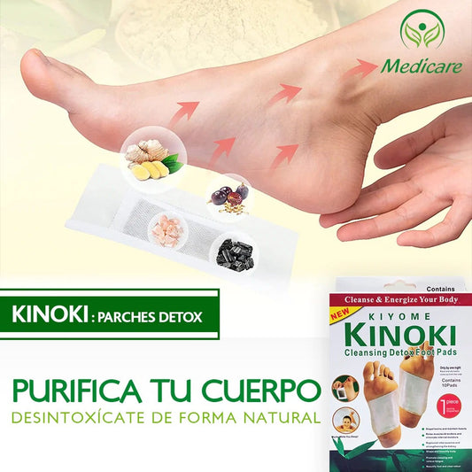 1 CAJA DE PARCHES KINOKI UP