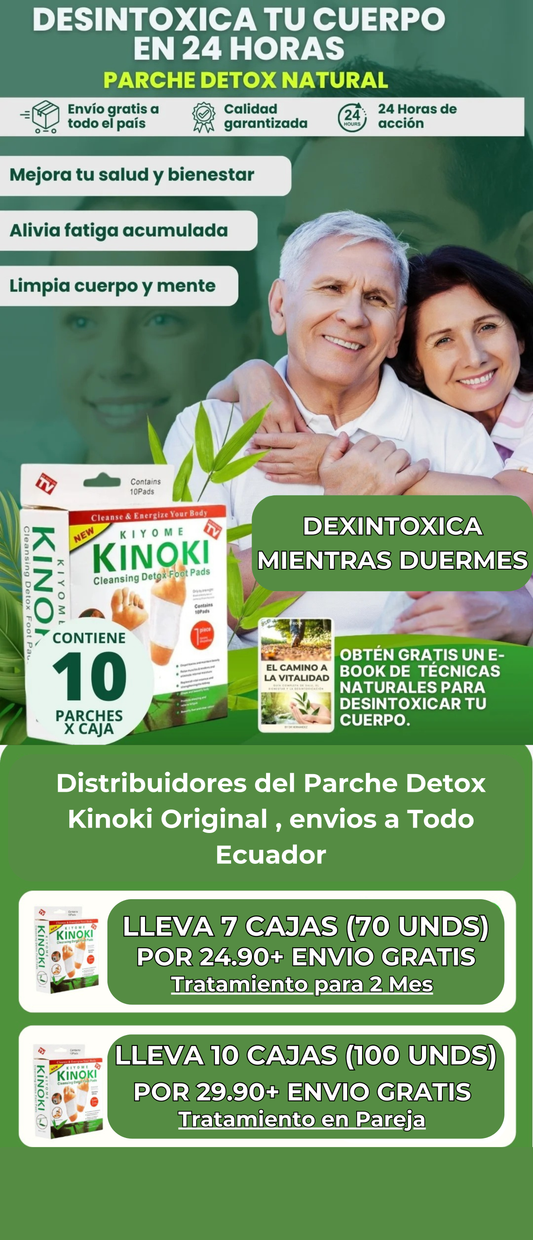 X7 cajas de parches detox bienestar (70) unidades