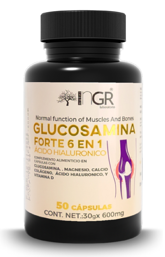 1 TARRO DE GLUCOSAMINA FORTE 50 CAPSULAS